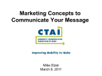Communicating Your Message - Etzel