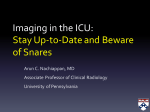 Imaging in the ICU: Stay Up-to-Date and Beware of