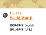 Unit 12 – WWII: Study Guide