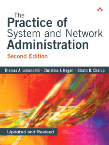 [2007] - Practice of System and Network Administration, The