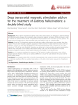 Deep transcranial magnetic stimulation add