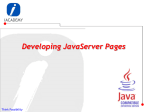 Developing JavaServer Pages