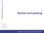 Syntax