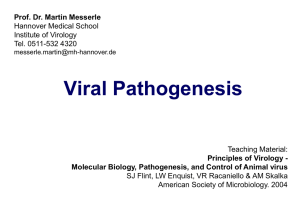 Viral pathogenesis