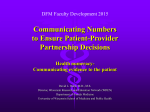 Hahn-Numerical Communication DFM