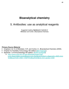 Bioanalytical chemistry