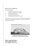 Year 13 Biology, 2011.