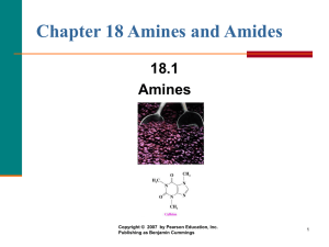 Carboxylic Acids Esters, Amines and Amides