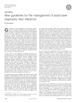 New guidelines for the management of adult lower