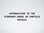 introduction to the standard model of particle physics