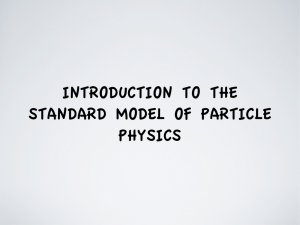 introduction to the standard model of particle physics