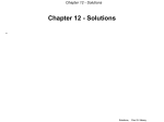 Chapter 12 - Solutions