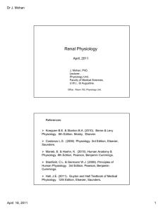 Renal Physiology