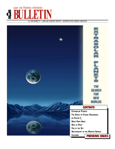 Issue #87 of Lunar and Planetary Information Bulletin