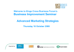 Kings Cross Business Forum`s Business Improvement Seminar