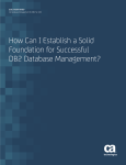 CA Database Management for DB2 for z/OS