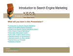 Introduction to Search Engine Marketing