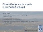 Climate Change and its Impacts in the Pacific Northwest