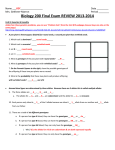 F - Mrs. GM Biology 200