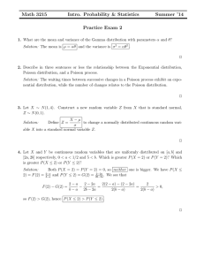 Practice Exam 2 solutions