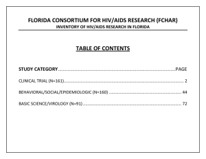 HIV Research Inventory