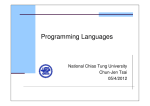 Programming Languages