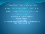 ECONOMIC DIVERSIFICATION: CHALLENGES ANDPROSPECTS
