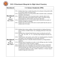 2012-13 Benchmark Blueprint for High School Chemistry