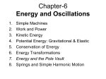 CH6 Energy and Oscillations