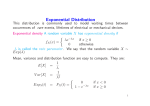 Exponential Distribution