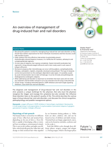 An overview of management of drug