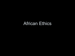 6 African Ethics