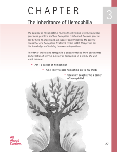 the hemophilia gene, click here