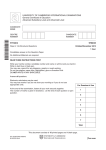 Question Booklet (Paper 23)