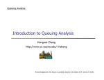 Introduction to Queuing Analysis