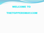 Distribution - TheToppersWay