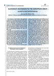 SLOVAKIA`S ACCESSION TO THE EUROPEAN UNION