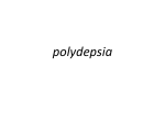polydepsia