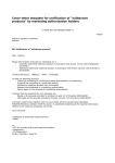 Cover letter template for notification of withdrawn products by