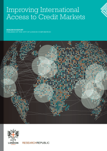 Improving international access to credit markets report