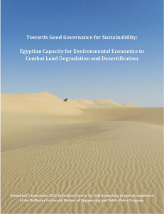 Towards Good Governance for Sustainability