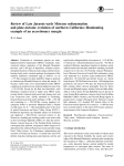 Review of Late Jurassic-early Miocene sedimentation and plate