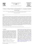 A theory of drug tolerance and dependence I