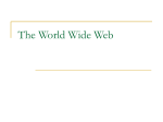 The World Wide Web