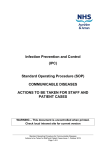 Infection Prevention and Control (IPC) Standard Operating