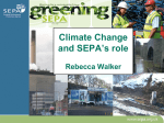 SEPA`s role and Climate Change