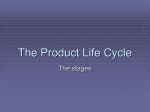 The Product Life Cycle - Deans Community High School