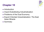 Export-Oriented Industrialization: the East Asian