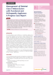 Management of Skeletal Class II Malocclusion with Functional and