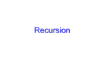 Recursion